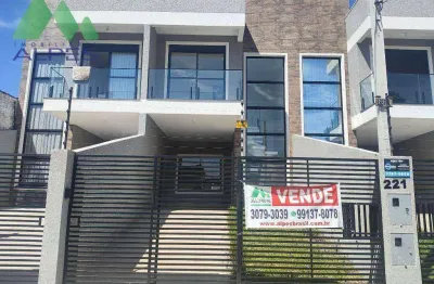 Sobrado com 3 dormitórios à venda, 133 m² por r$ 689.000,00 - xaxim - curitiba/pr