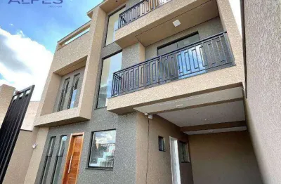 Sobrado com 3 dormitórios à venda, 101 m² por r$ 699.000,00 - alto boqueirão - curitiba/pr