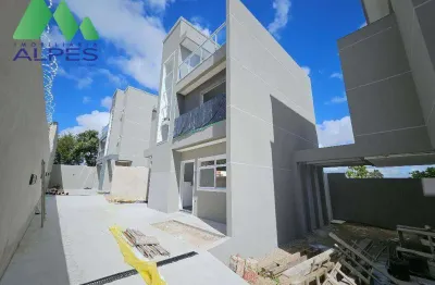 Sobrado com 3 dormitórios à venda, 128 m² por r$ 850.000,00 - capão raso - curitiba/pr
