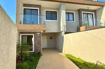 Sobrado com 3 dormitórios à venda, 127 m² por r$ 790.000,00 - xaxim - curitiba/pr