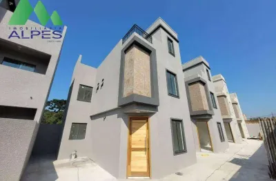 Sobrado com 3 dormitórios à venda, 74 m² por r$ 459.000,00 - sítio cercado - curitiba/pr