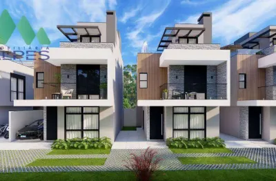 Sobrado com 3 dormitórios à venda, 134 m² por r$ 729.000,00 - hauer - curitiba/pr