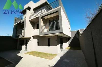 Sobrado com 3 dormitórios à venda, 105 m² por r$ 650.000,00 - pinheirinho - curitiba/pr