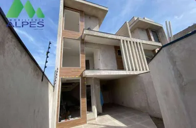 Sobrado com 3 dormitórios à venda, 138 m² por r$ 990.000,00 - portão - curitiba/pr