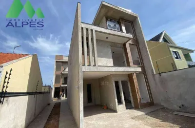 Sobrado com 3 dormitórios à venda, 150 m² por r$ 1.100.000,00 - portão - curitiba/pr