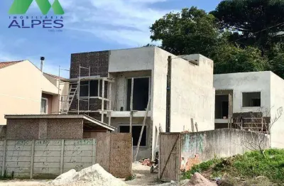 Sobrado com 3 dormitórios à venda, 105 m² por r$ 699.000,00 - xaxim - curitiba/pr