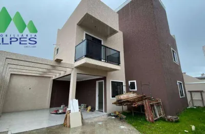 Sobrado com 3 dormitórios à venda, 138 m² por r$ 770.000,00 - xaxim - curitiba/pr