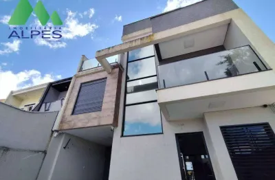Sobrado com 3 dormitórios à venda, 158 m² por r$ 1.450.000,00 - lindóia - curitiba/pr