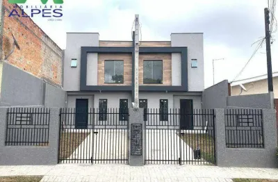 Sobrado com 3 dormitórios à venda, 90 m² por r$ 550.000,00 - sítio cercado - curitiba/pr