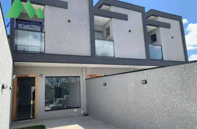 Sobrado com 3 dormitórios à venda, 105 m² por r$ 530.000,00 - umbará - curitiba/pr
