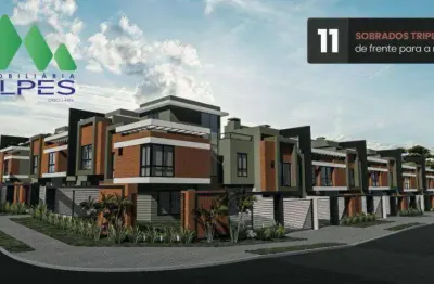 Sobrado com 3 dormitórios à venda, 133 m² por r$ 1.203.000,00 - portão - curitiba/pr