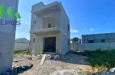 Sobrado com 2 dormitórios à venda, 66 m² por r$ 470.000,00 - balneario eliana - guaratuba/pr