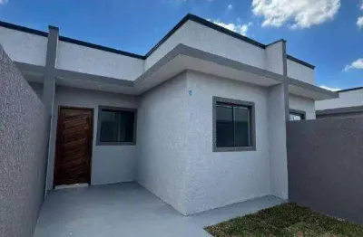 Casa com 2 dormitórios à venda, 42 m² por r$ 300.000,00 - campo de santana - curitiba/pr