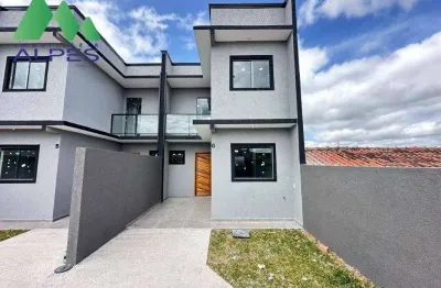 Sobrado com 2 dormitórios à venda, 54 m² por r$ 330.000,00 - campo de santana - curitiba/pr