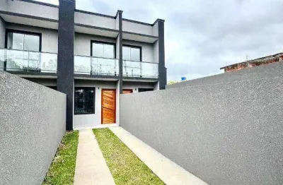 Sobrado com 2 dormitórios à venda, 71 m² por r$ 380.000,00 - tatuquara - curitiba/pr