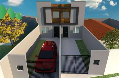 Sobrado com 2 dormitórios à venda, 60 m² por r$ 370.000,00 - sítio cercado - curitiba/pr