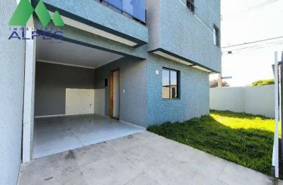 Sobrado com 3 dormitórios à venda, 80 m² por r$ 440.000,00 - sítio cercado - curitiba/pr