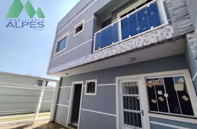 Sobrado com 3 dormitórios à venda, 77 m² por r$ 394.990,00 - alto boqueirão - curitiba/pr