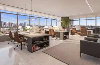 Sala conjunto comercial, com 2 vagas, a venda no batel, curitiba. rebrokers