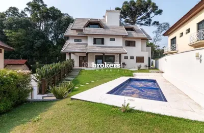Casa em condomínio fechado, 4 suítes,  5 vagas, a venda, no bairro campo comprido, em curitiba. rebrokers