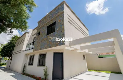 Sobrado em condomínio fechado com 3 quartos à venda - são braz, curitiba