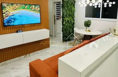 Apartamento com 2 quartos à venda no Areia Branca, Santos 