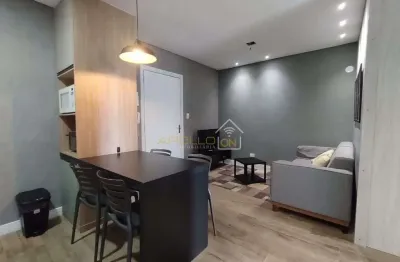Flat com 1 quarto à venda no Centro, São Vicente 