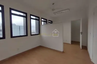 Sala comercial com 3 salas para alugar no Gonzaga, Santos 