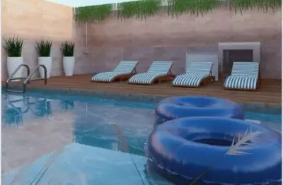 Apartamento com 2 quartos à venda no estuário, santos , 59 m2 por r$ 563.000