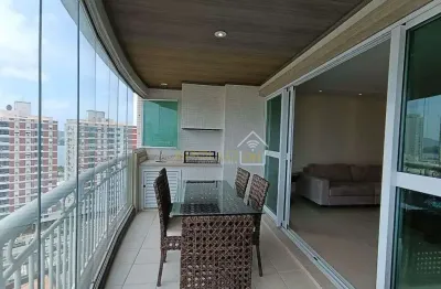 Apartamento de alto padrao com 3 suites e vista mar ponta da praia, santos