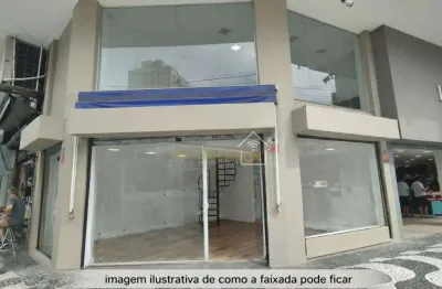 Sala comercial com 2 salas para alugar no Gonzaga, Santos 