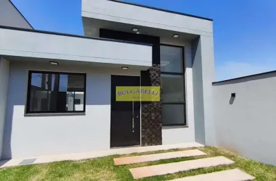 Linda casa nova terrea à venda 3 dormitorios 1 suite , area gourmet , 2 vagas, jardim marambaia, ju