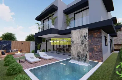 Casa nova à venda 3 suites , 4 vagas pronta , condominio ibi aran 1, jardim das minas, itupeva, sp