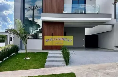 Sobrado à venda fino acabamento 3 suites , 4 vagas condominio reserva ermida, jardim ermida i, jund