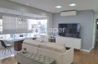 Lindo apartamento com 104 m², 3 quartos e 2 vagas à venda na vila romana.