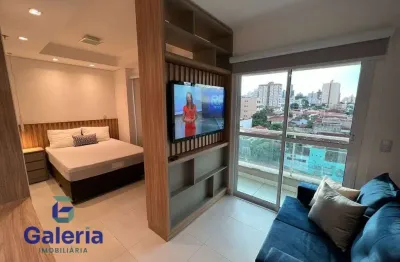 Apartamento studio mobiliado com 1 quarto para alugar, 36m² - vila seixas