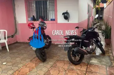 Casa 2 dormitórios edícula à vista lado pista santa terezinha itanhaém