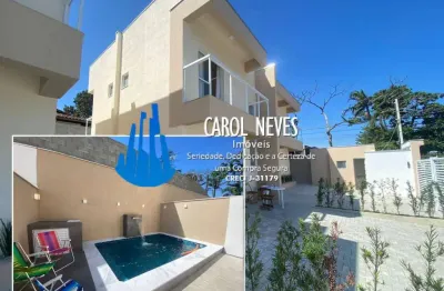 Sobrado novo condomínio 2 suítes lado praia financiamento bancário itanhaém