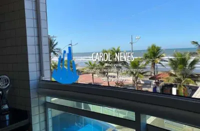 Apartamento pé na areia 2 dormitórios suíte financiamento bancário mongaguá