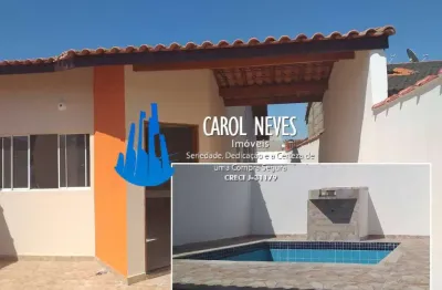 Casa nova 2 dormitórios suíte lado praia financiamento bancário itanhaém