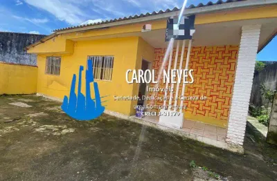 Casa 2 dormítorios lado pista balnário jussara mongaguá