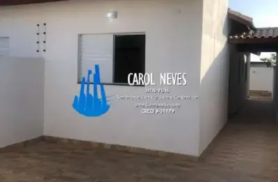 Casa nova 2 dormitórios 1 suíte lado praia financiamento bancário itanhaém