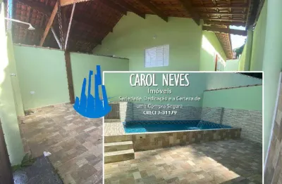 Casa nova 2 dormitórios 1 suíte financiamento bancário pedreira mongaguá
