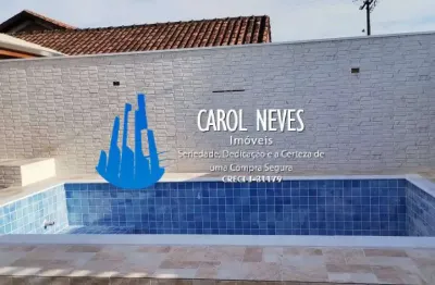 Casa sobreposta 2 dormitorios 1 suite financiamento bancario itanhaem