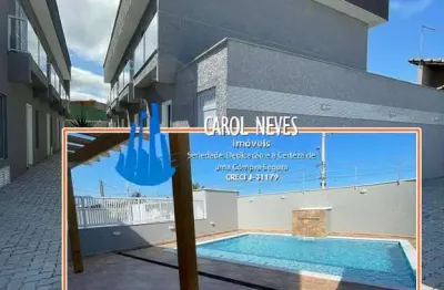 Casa nova 2 suites condomínio lado praia financiamento bancario itanhaem