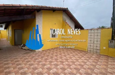 Casa 3 dormitórios 1 suíte lado pista financimaneto bancário mongaguá