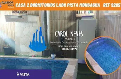 Casa 2 dormitorios 1 suite piscina lado pista a vista mongagua
