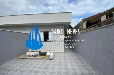 Casa nova 2 dormitórios 1 suíte lado pista financiamento bancário itanhaém