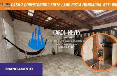 Casa 2 dormitórios 1 suíte financiamento bancário flórida mirim mongaguá