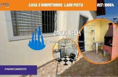 Casa 3 dormitorios 1 suite financiamento bancario florida mirim mongagua